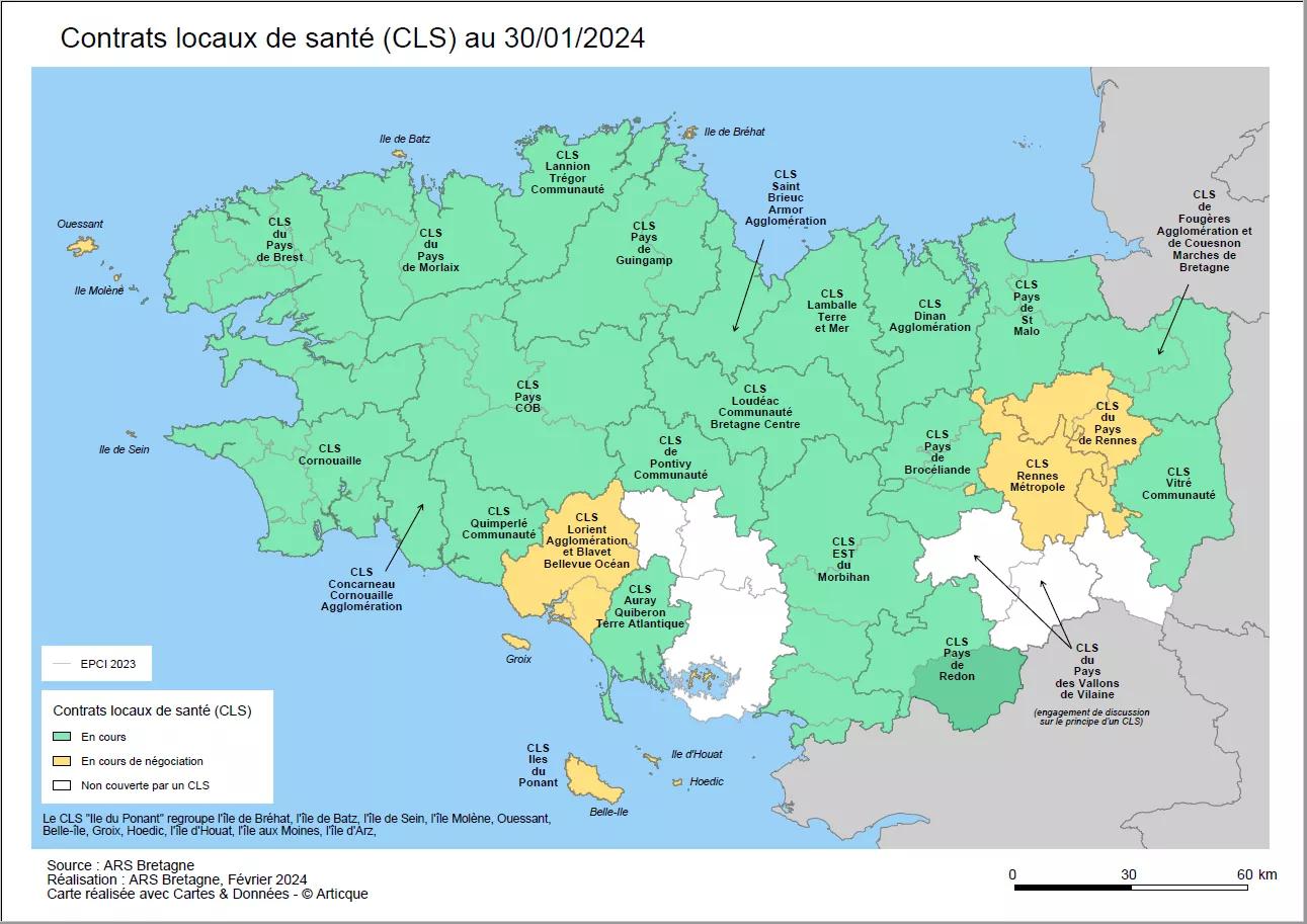 Cartes des CLS 