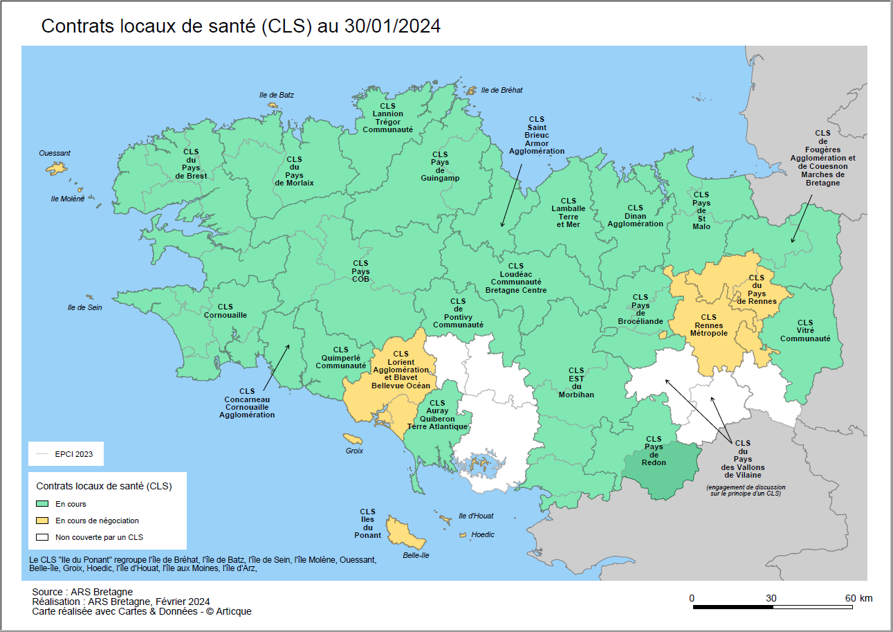 Cartes des CLS 