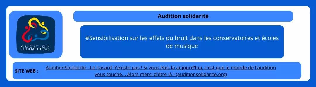 Audition solidarité