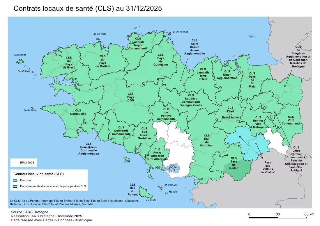 90% de la population bretonne est couverte par un CLS